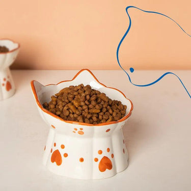 Meowlicious Cat Ceramic Bowls Pet Bowls, Feeders & Waterers KittyNook Cat Company